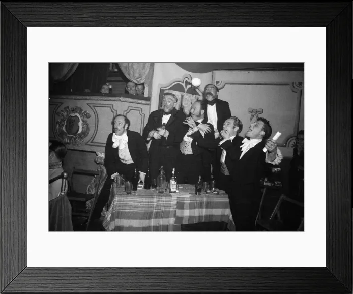 Framed Print : Old time music hall show by the RAF at Henlow Aerodrome, Bedfordshire Framed Print : Old time music hall show by the RAF at Henlow Aerodrome, Bedfordshire