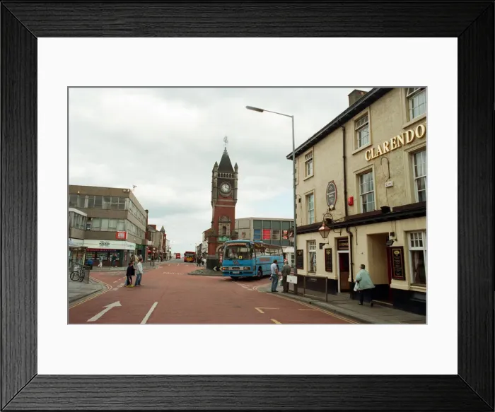 Framed Print : Redcar Clock Tower, 13th July 1998 Framed Print : Redcar Clock Tower, 13th July 1998