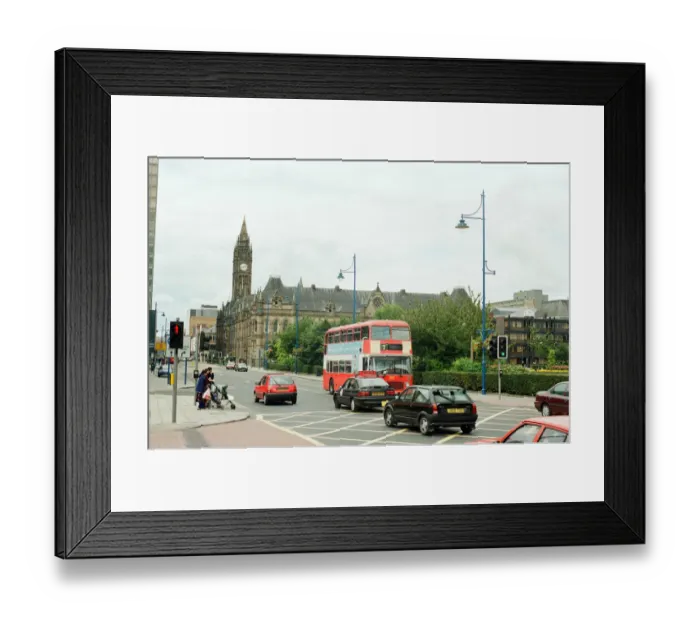 Framed Print : Middlesbrough Town Hall, 13th July 1998