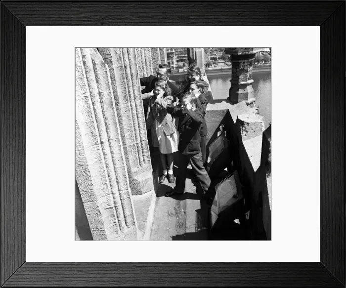 Framed Print : Children in Westminster Clock Tower, London. Also known by its nickname Big Ben Framed Print : Children in Westminster Clock Tower, London. Also known by its nickname Big Ben