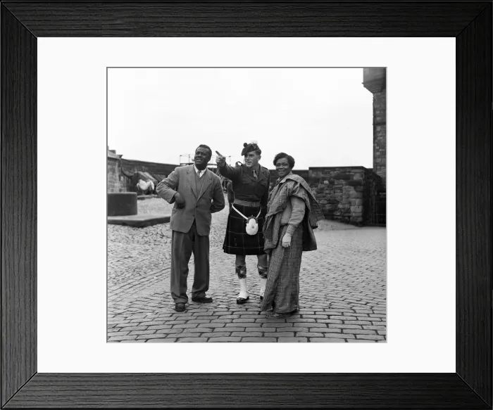 Framed Print : Views of Edinburgh, Scotland. September 1954