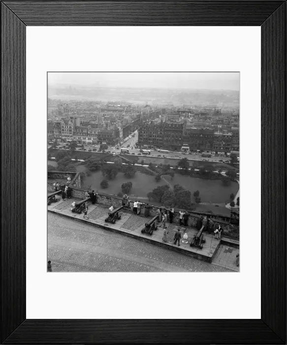 Framed Print : Views of Edinburgh, Scotland. September 1954