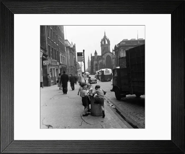 Framed Print : Views of Edinburgh, Scotland, September 1954