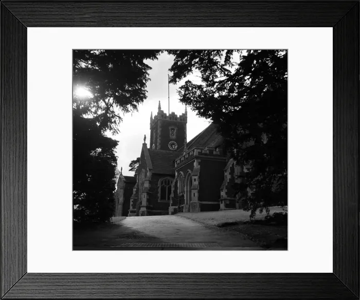 Framed Print : St. Mary Magdalene Church in Sandringham, Norfolk. 24th April 1952 Framed Print : St. Mary Magdalene Church in Sandringham, Norfolk. 24th April 1952