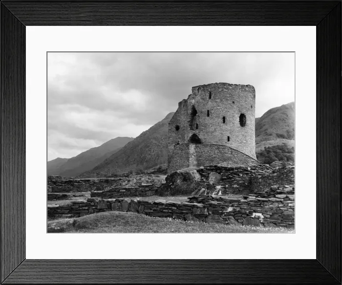 Framed Print : Dolbadarn Castle, located at the base of the Llanberis Pass, in North Wales, Gwynedd Framed Print : Dolbadarn Castle, located at the base of the Llanberis Pass, in North Wales, Gwynedd