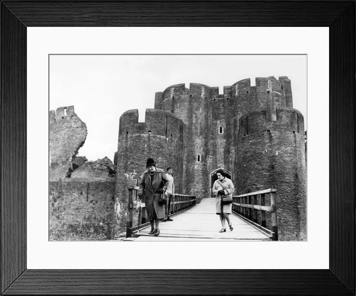 Framed Print : Caerphilly Castle, a medieval fortification in Caerphilly in South Wales. 21st May 1968 Framed Print : Caerphilly Castle, a medieval fortification in Caerphilly in South Wales. 21st May 1968