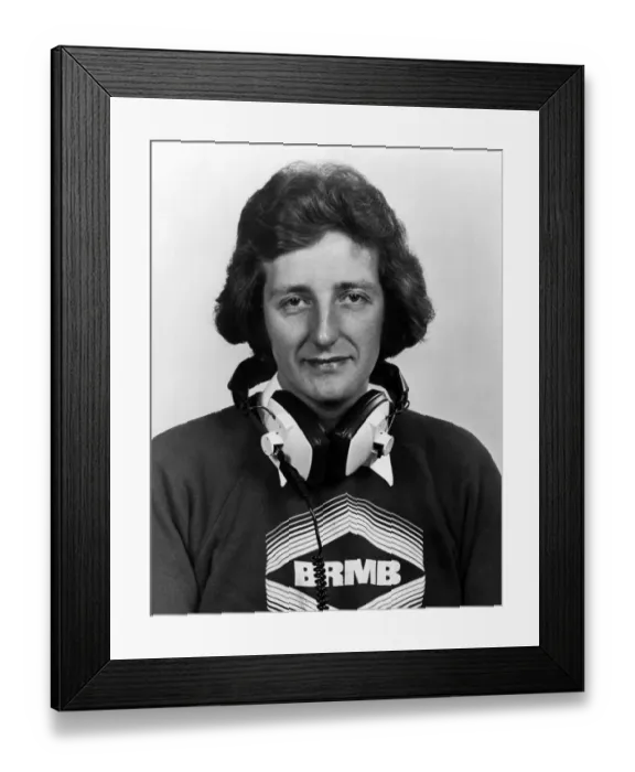 Framed Print : Nicky Steele, BRMB Radio Presenter, Circa 1975