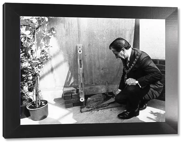 The Mayor stone laying at Coventry Sports & Leisure Centre, Fairfax Street, Coventry