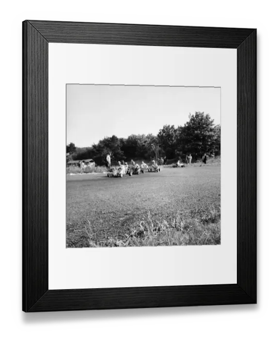 Framed Print : The start of an event at the Northern National Karting Championship at Catterick Framed Print : The start of an event at the Northern National Karting Championship at Catterick