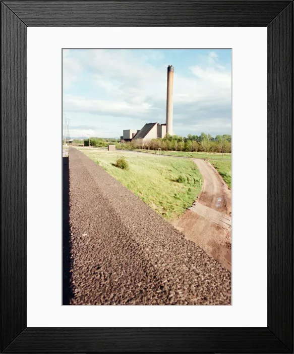 Framed Print : Incinerator near A19, Stockton, 13th May 1997 Framed Print : Incinerator near A19, Stockton, 13th May 1997