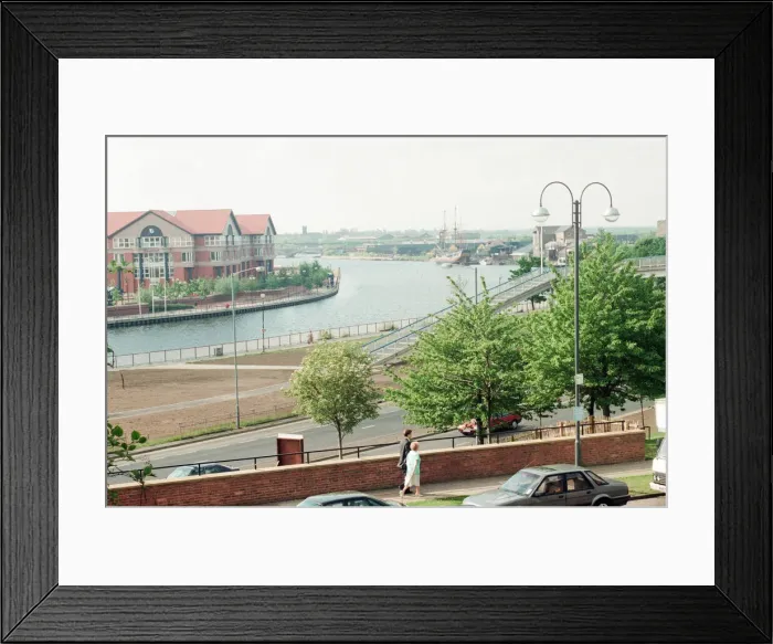 Framed Print : Stockton Riverside Development, 1st June 1995 Framed Print : Stockton Riverside Development, 1st June 1995