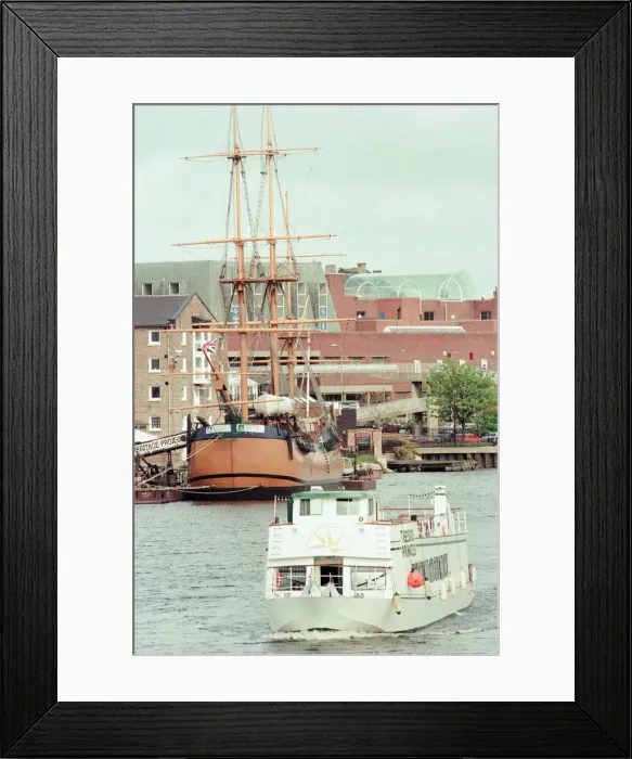 Framed Print : Teesside Princess, based on the River Tees at Stockton, maiden voyage up the Tees Framed Print : Teesside Princess, based on the River Tees at Stockton, maiden voyage up the Tees