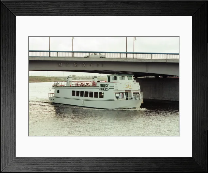 Framed Print : Teesside Princess, based on the River Tees at Stockton, maiden voyage up the Tees