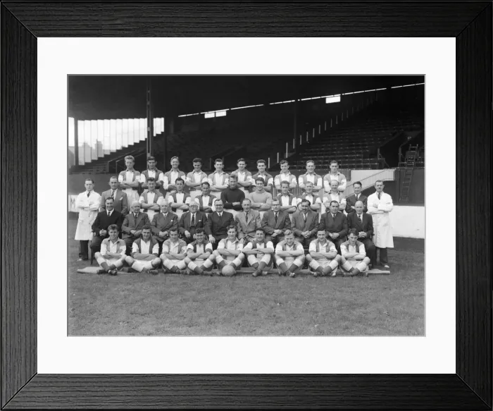 Framed Print : Coventry City team photo at Highfield Road circa 1952 Framed Print : Coventry City team photo at Highfield Road circa 1952
