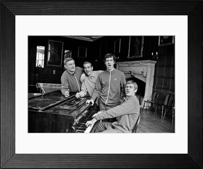 Framed Print : Leicester City team training ahead of the 1969 FA Cup Final Framed Print : Leicester City team training ahead of the 1969 FA Cup Final