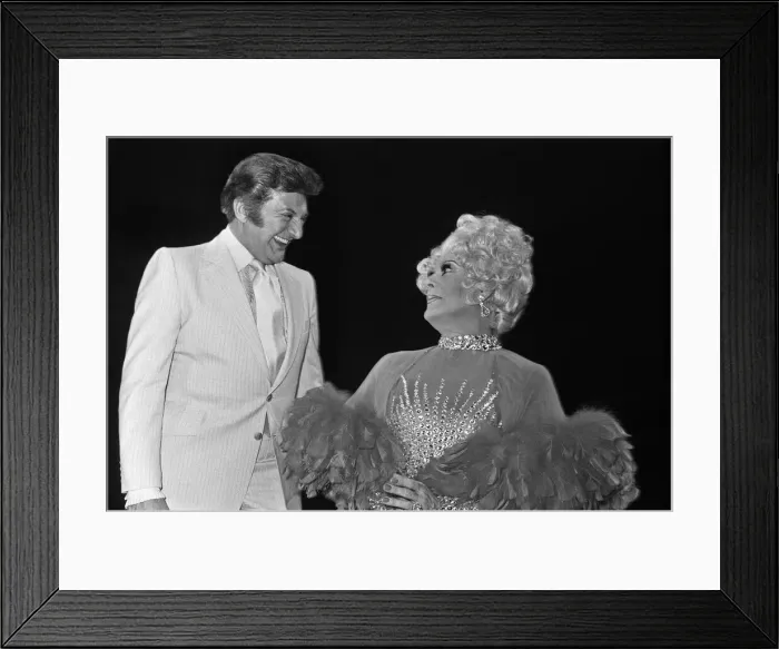 Framed Print : Danny La Rue at the Coventry Theatre, 8th April 1978 Framed Print : Danny La Rue at the Coventry Theatre, 8th April 1978