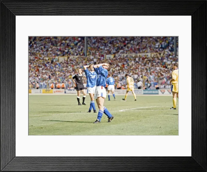 Framed Print : Division One PLay Off Final at Wembley Stadium. Blackburn Rovers 1 v Leicester City 0 Framed Print : Division One PLay Off Final at Wembley Stadium. Blackburn Rovers 1 v Leicester City 0