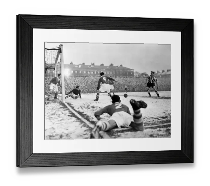Framed Print : English League Division One match at St James Park. Newcastle United 6 v Charlton Framed Print : English League Division One match at St James Park. Newcastle United 6 v Charlton