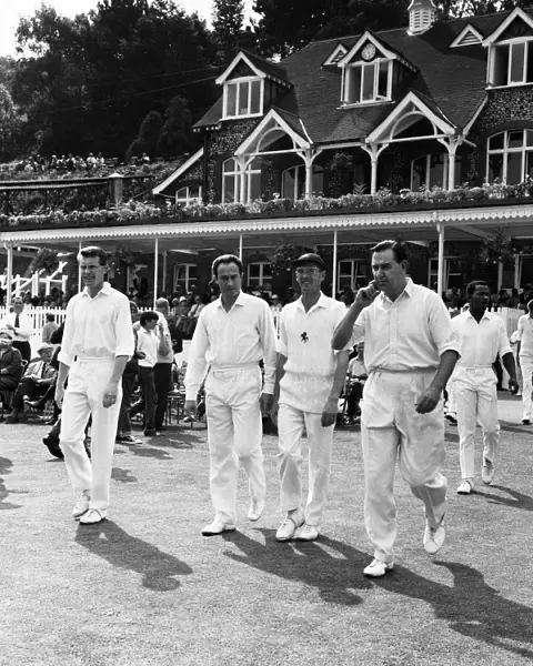 County Championship 1967. Kent v. Warwickshire at Crabble Athletic Ground, Dover