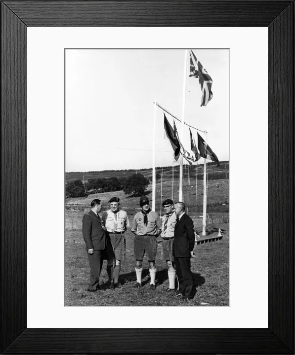Framed Print : Boy Scouts Leaders, Teesside, 23rd August 1966 Framed Print : Boy Scouts Leaders, Teesside, 23rd August 1966