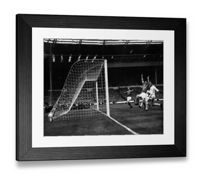 Framed Print : FA Cup Final at Wembley Stadium 25th May 1963 Manchester United v Leicester City Framed Print : FA Cup Final at Wembley Stadium 25th May 1963 Manchester United v Leicester City