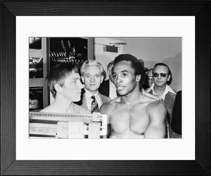 Framed Print : Sugar Ray Leonard v Dave Boy Green, WBC welterweight title fight, Capital Centre Framed Print : Sugar Ray Leonard v Dave Boy Green, WBC welterweight title fight, Capital Centre