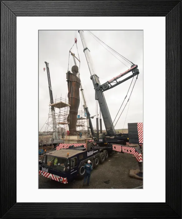 Framed Print : The Angel of the North is a contemporary sculpture, designed by Antony Gormley Framed Print : The Angel of the North is a contemporary sculpture, designed by Antony Gormley
