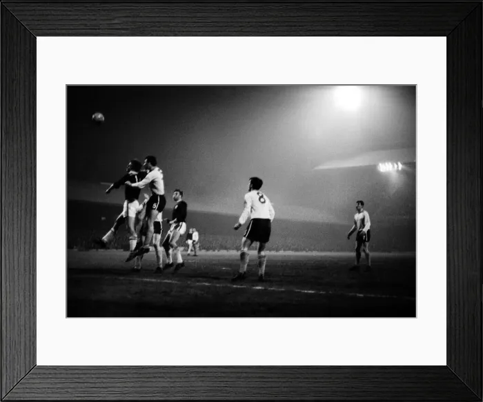 Framed Print : League Cup Final 1965. Leicester City v. Chelsea. Mortimore Framed Print : League Cup Final 1965. Leicester City v. Chelsea. Mortimore