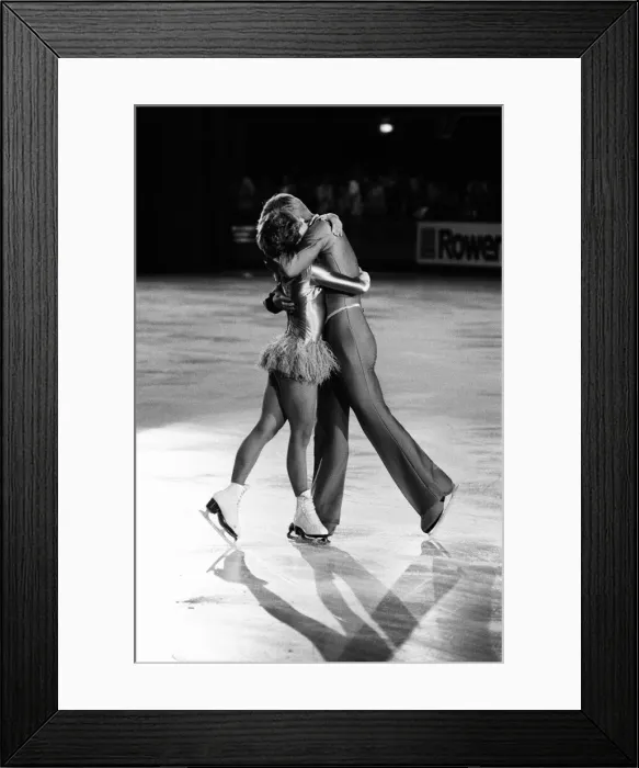 Framed Print : Richmond Ice Ring, Surrey, Saturday 28th April 1984. Olympic Champions Framed Print : Richmond Ice Ring, Surrey, Saturday 28th April 1984. Olympic Champions