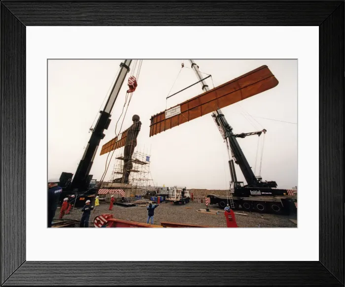 Framed Print : The Angel of the North is a contemporary sculpture, designed by Antony Gormley Framed Print : The Angel of the North is a contemporary sculpture, designed by Antony Gormley