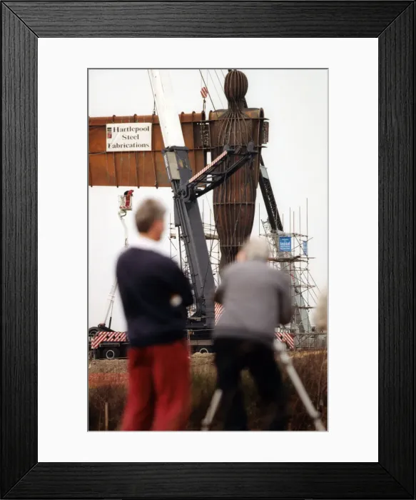 Framed Print : The Angel of the North is a contemporary sculpture, designed by Antony Gormley Framed Print : The Angel of the North is a contemporary sculpture, designed by Antony Gormley