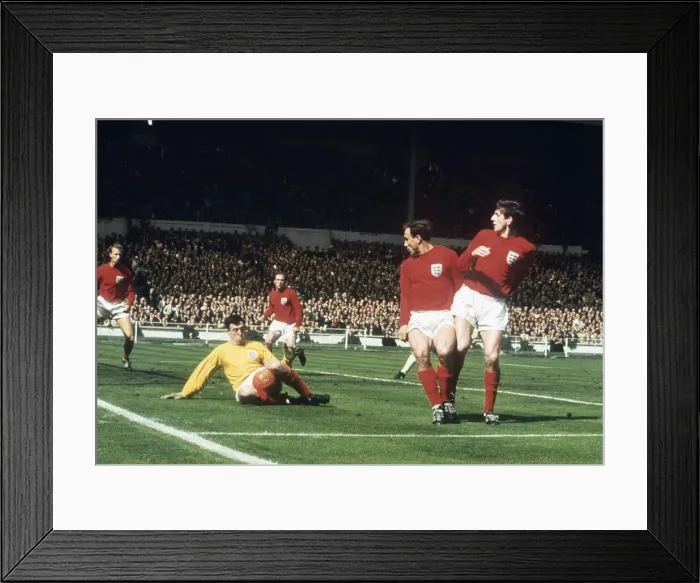 Framed Print : World Cup Final Football 1966 England 4 West Germany 2 at Wembley Gordon Framed Print : World Cup Final Football 1966 England 4 West Germany 2 at Wembley Gordon