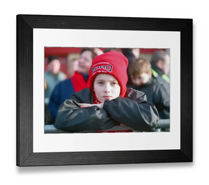 Framed Print : Boro supporters unhappy at losing three points. Middlesbrough were deducted points