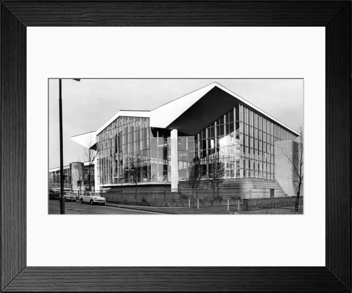 Framed Print : Coventry Sports & Leisure Centre, Fairfax Street, Coventry, West Midlands