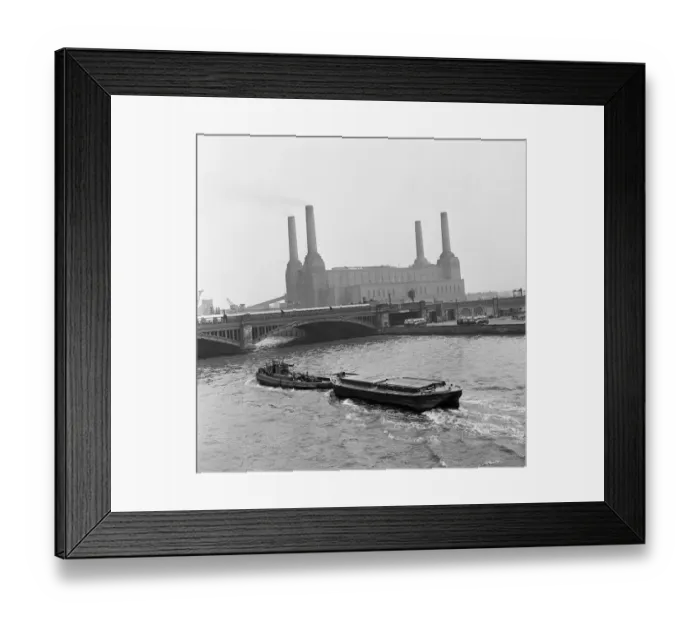 Framed Print : Battersea Power Station, London, 25th May 1954