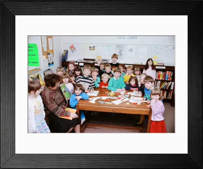 Framed Print : Children at Honley Library indulge in a bit of Jungle Fun Framed Print : Children at Honley Library indulge in a bit of Jungle Fun