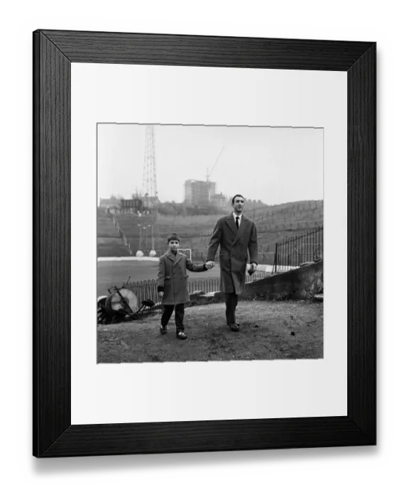 Framed Print : Former Charlton Athletic player Eddie Firmani who left England in 1955 to join Italian Framed Print : Former Charlton Athletic player Eddie Firmani who left England in 1955 to join Italian