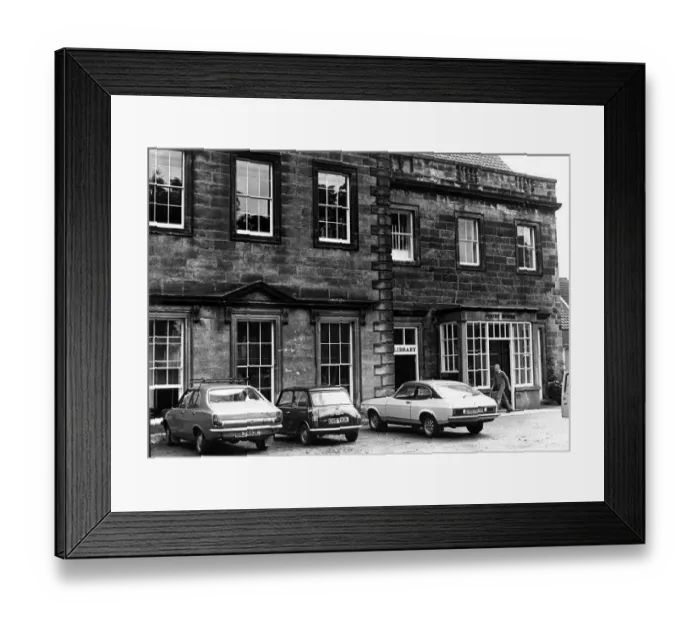 Framed Print : The Manor House, Stokesley which is being converted into a courthouse and a library
