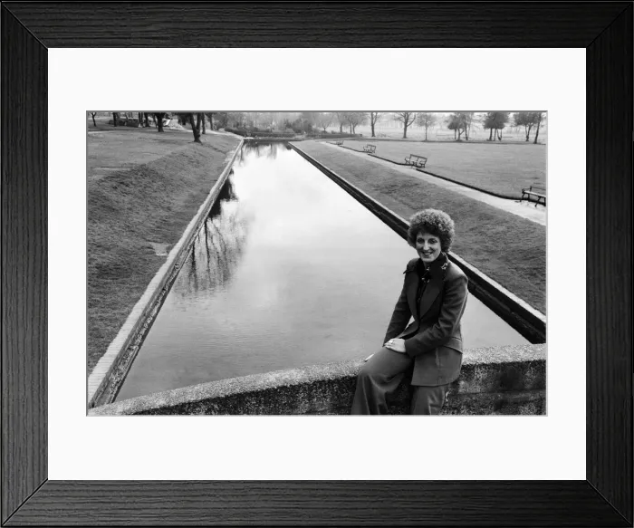 Framed Print : Maria Walters, supervisor at a Local Bank, pictured at Perry Hall Park, Perry Barr Framed Print : Maria Walters, supervisor at a Local Bank, pictured at Perry Hall Park, Perry Barr