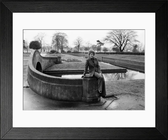 Framed Print : Maria Walters, supervisor at a Local Bank, pictured at Perry Hall Park, Perry Barr Framed Print : Maria Walters, supervisor at a Local Bank, pictured at Perry Hall Park, Perry Barr