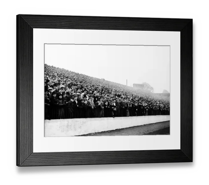 Framed Print : Part of the huge crowd watching a league division one match between Charlton Athletic