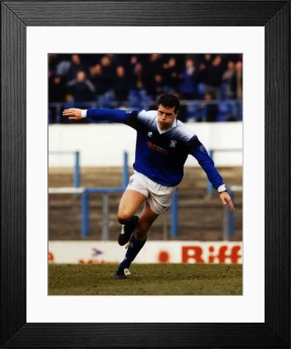 Framed Print : Cardiff 2-0 Hull City, League Division Three football match, Saturday 25th January 1997