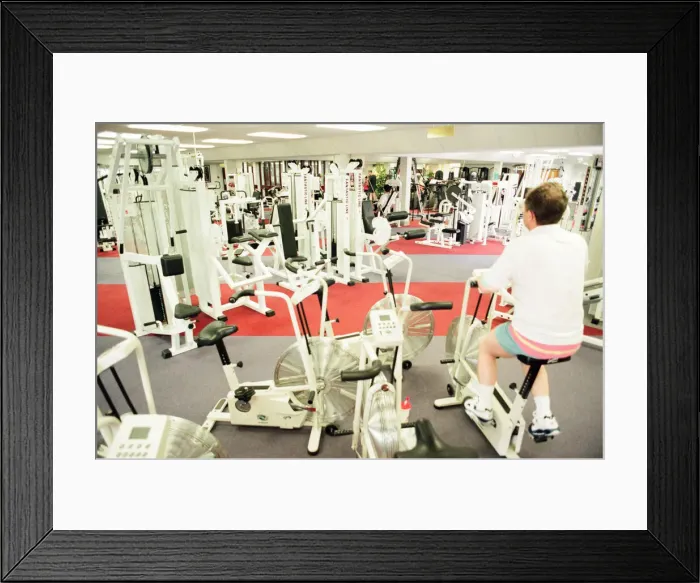 Framed Print : Springs Health Club, Teesside Retail Park, Stockton On Tees, Cleveland, 1st August 1995