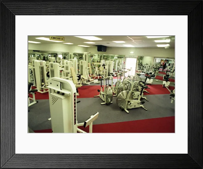 Framed Print : Springs Health Club, Teesside Retail Park, Stockton On Tees, Cleveland, 1st August 1995 Framed Print : Springs Health Club, Teesside Retail Park, Stockton On Tees, Cleveland, 1st August 1995