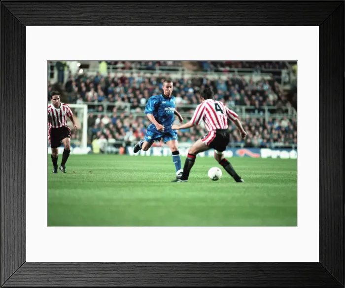 Framed Print : Round 2 - 1st leg UEFA cup match, Newcastle United 3 - 2 Athletic Bilbao
