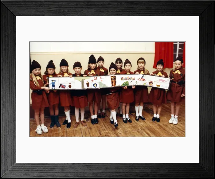 Framed Print : A colourful collage won a Cleveland Brownie pack a free party Framed Print : A colourful collage won a Cleveland Brownie pack a free party