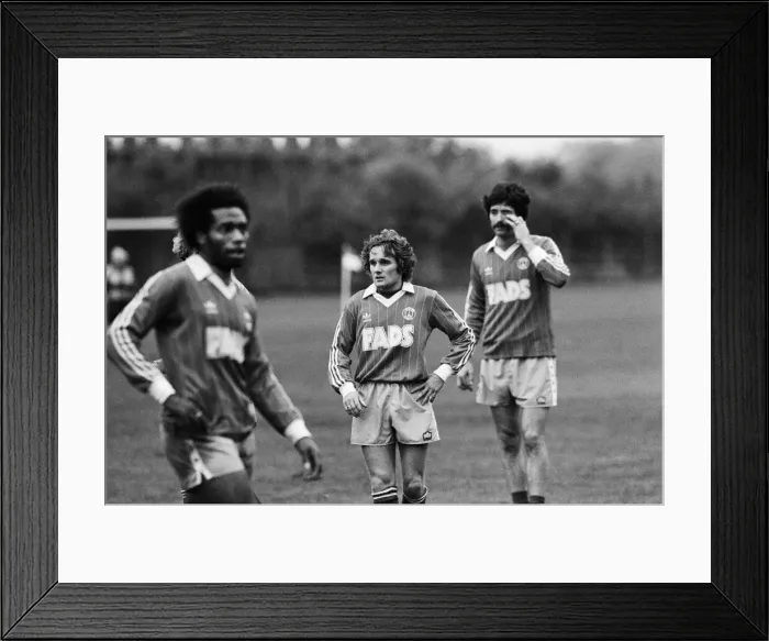 Framed Print : Charlton Athletics new Danish signing Allan Simenson pictured during his first Framed Print : Charlton Athletics new Danish signing Allan Simenson pictured during his first