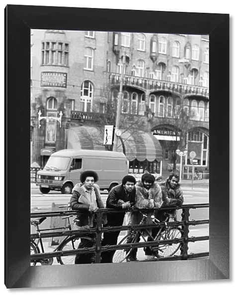 The Real Thing, British soul group from Liverpool, England, pictured in Amsterdam