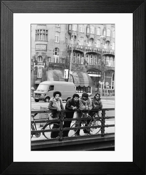 Framed Print : The Real Thing, British soul group from Liverpool, England, pictured in Amsterdam Framed Print : The Real Thing, British soul group from Liverpool, England, pictured in Amsterdam