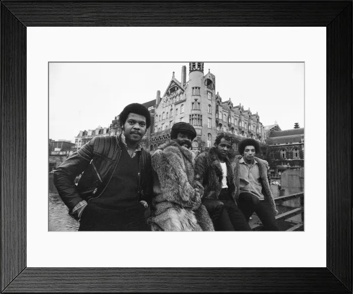Framed Print : The Real Thing, British soul group from Liverpool, England, pictured in Amsterdam Framed Print : The Real Thing, British soul group from Liverpool, England, pictured in Amsterdam